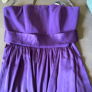 Brand new with tags WHITE by Vera Wang bridesmaid dress. Removable satin belt.